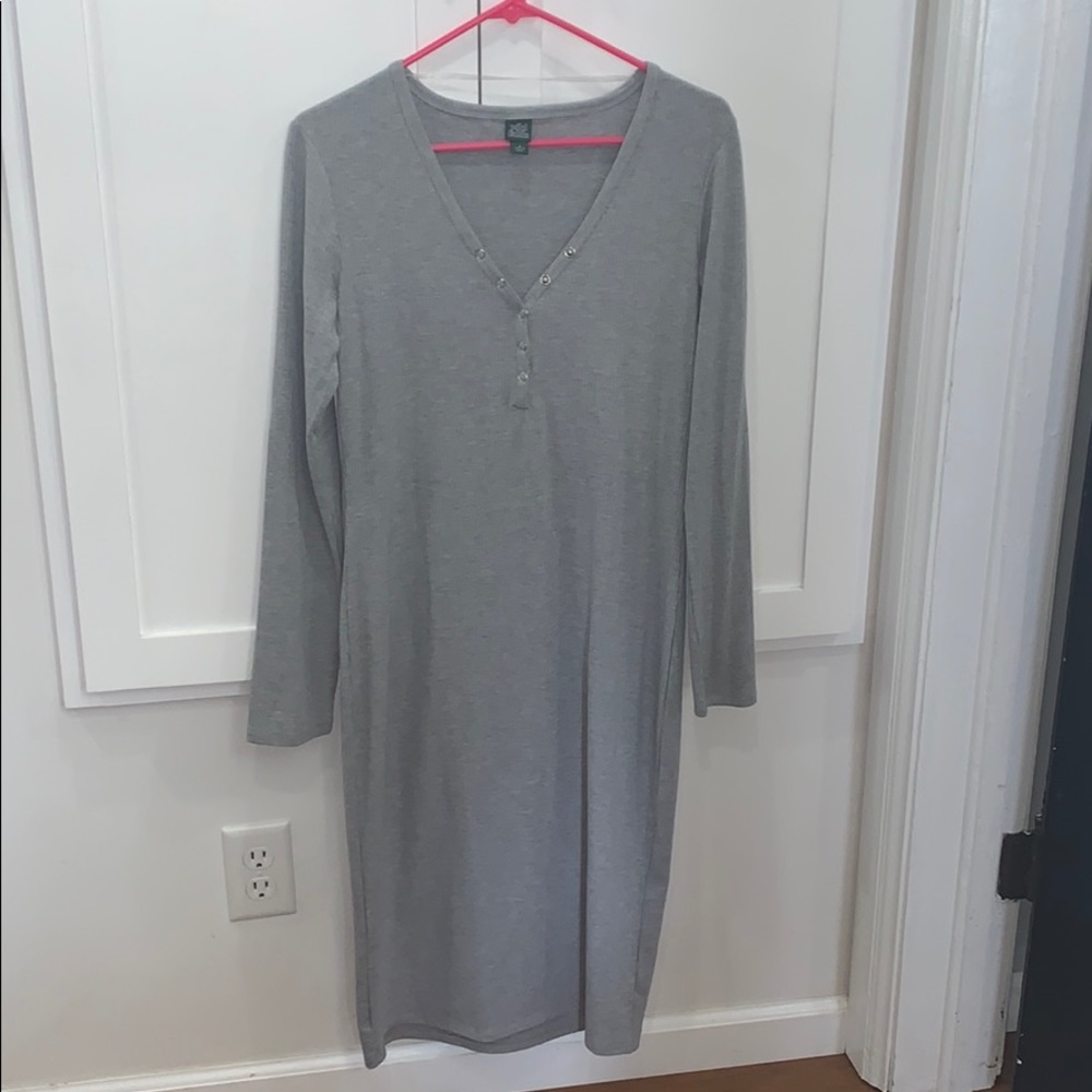 Gray bodycon dress